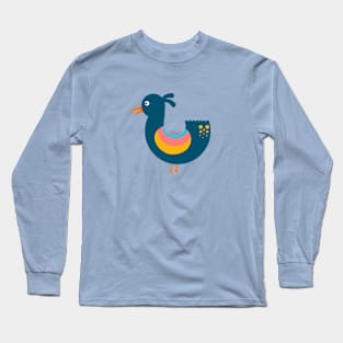 Blue Birdy Long Sleeve T-Shirt